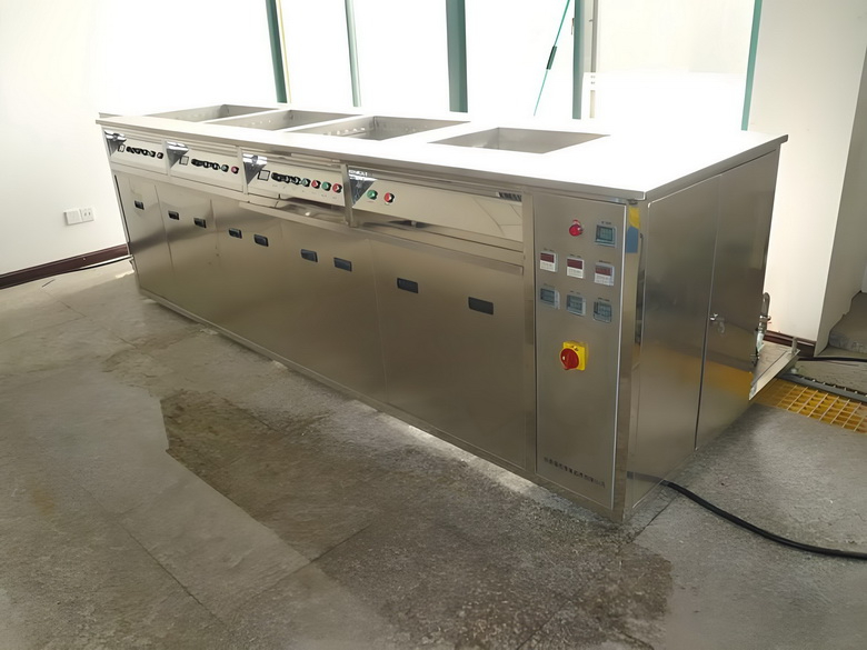 四槽精密五金零件超聲波清洗機